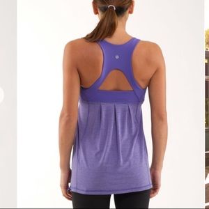 Run Your Heart out purple drawstring tank 6